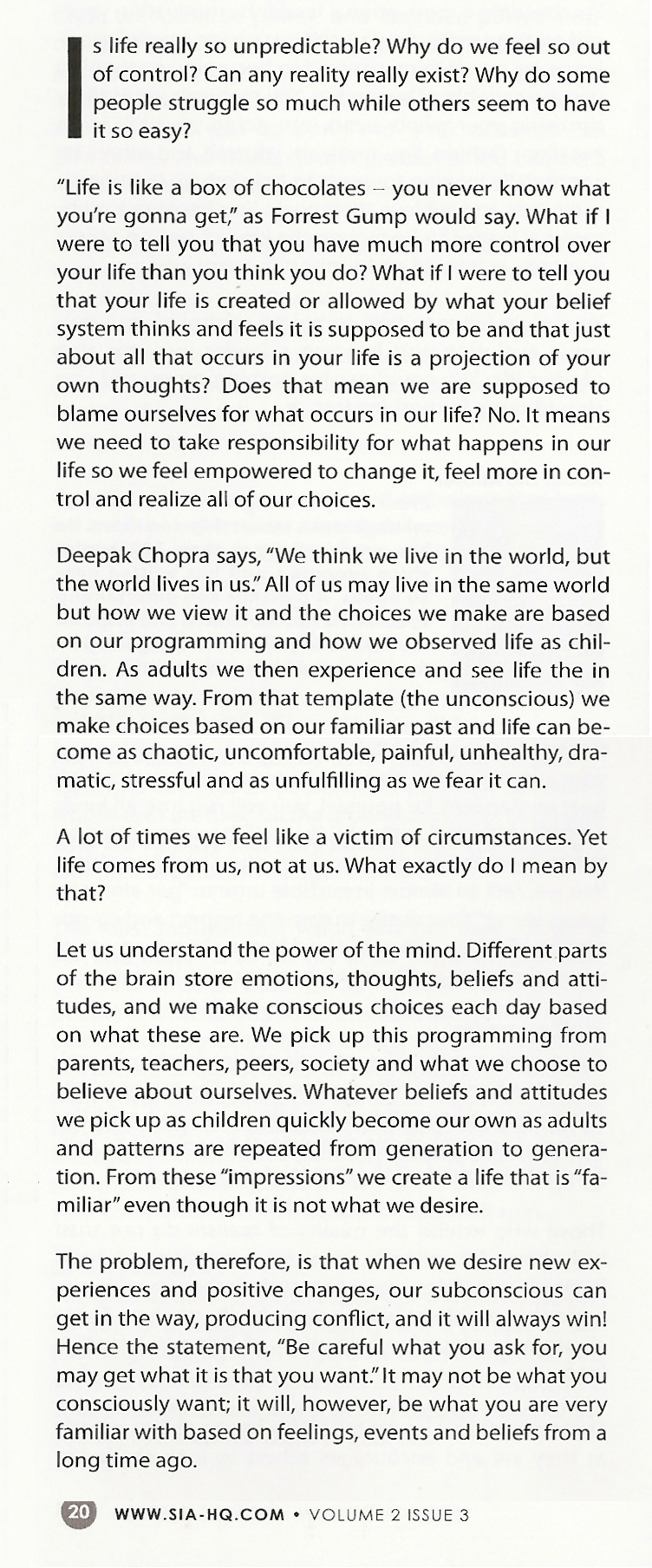 Article Page 1 of 3 - Click For Next Page